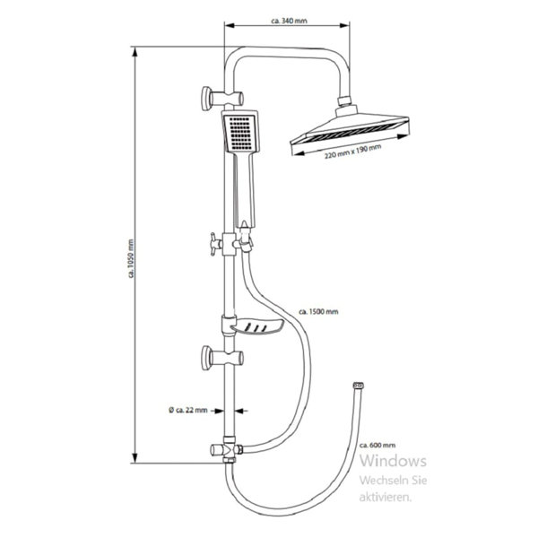 Belfry Bathroom Eisl Dual Shower Head Square Wayfair Co Uk